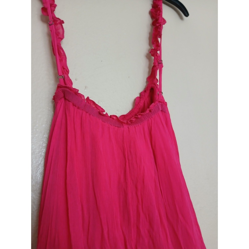 Anthropologie Dress XL Chiffon Maxi Boho Cottage Resort Beach Semi Formal - Picture 9 of 16